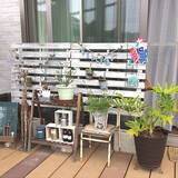 「ナチュラルインテリアにぴったり♡フェンスや窓枠のDIY」の画像4