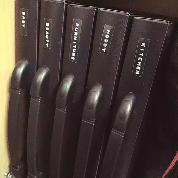 「コレで完璧！いつでも使いやすい取り扱い説明書収納」の画像