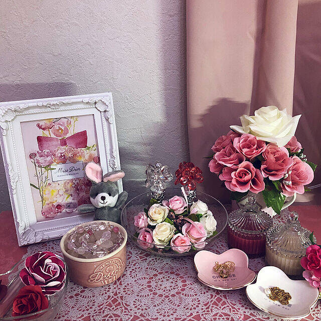 やっぱりかわいいモノが好き♡大人かわいいインテリア手帖