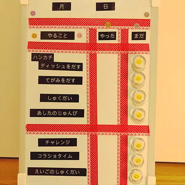 「愛情たっぷり♪マスキングテープで子ども部屋をDIY」の画像