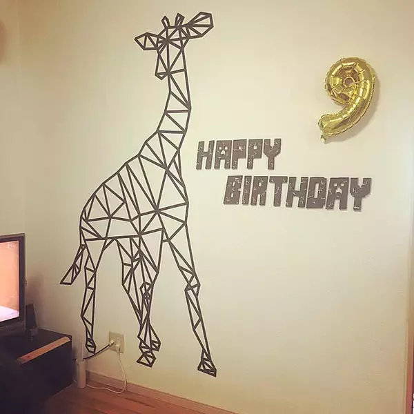 「愛情たっぷり♪マスキングテープで子ども部屋をDIY」の画像