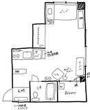 「「23m2。アイテムの多用途使いが鍵。心地よい風景のあるワンルーム」 by sen_93_さん」の画像3