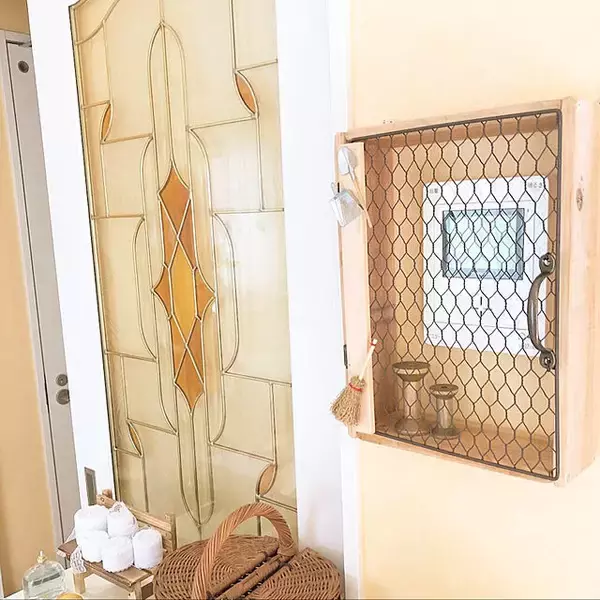 「ナチュラルなお部屋になじむ♡DIYのインターフォンカバー」の画像