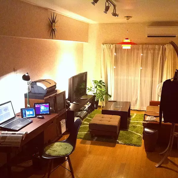 「洗練されたレトロ☆ミッドセンチュリーな一人暮らし」の画像