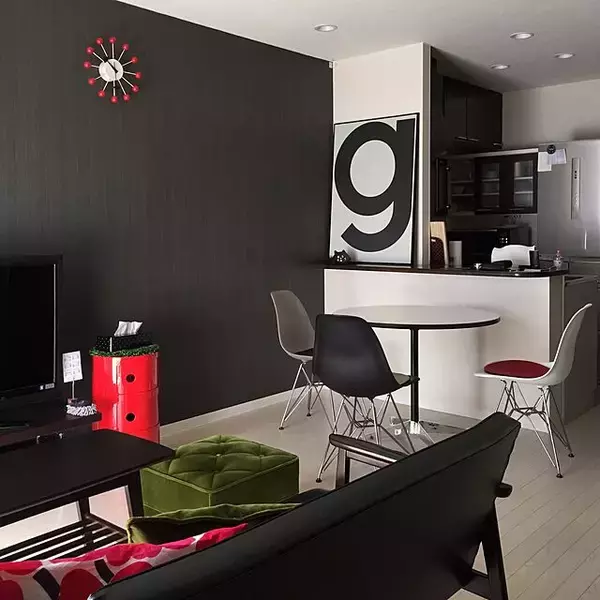 「洗練されたレトロ☆ミッドセンチュリーな一人暮らし」の画像