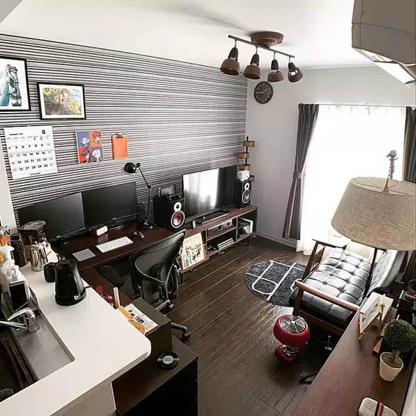 「洗練されたレトロ☆ミッドセンチュリーな一人暮らし」の画像