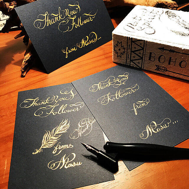 確実にセンスアップ♡今すぐ始めたい美しいカリグラフィー