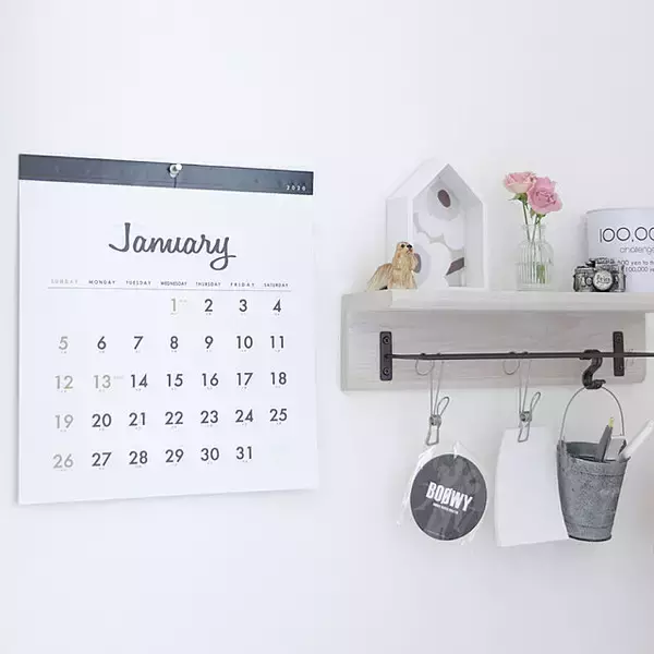 「セリアのカレンダーをインテリアに！おどろきのクオリティ」の画像