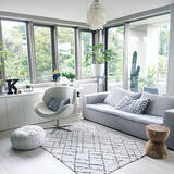 「ゆったりリラックス♡リゾートインテリアを楽しむリビング」の画像3