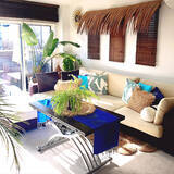 「ゆったりリラックス♡リゾートインテリアを楽しむリビング」の画像9