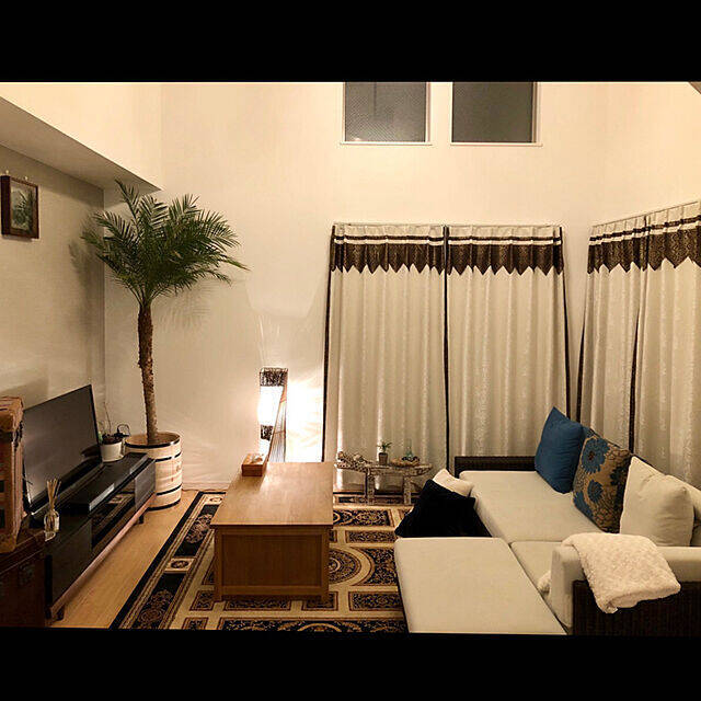 ゆったりリラックス♡リゾートインテリアを楽しむリビング