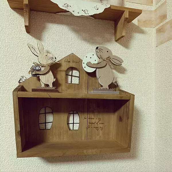 「お家のちょっとしたスペースに♡100均のマスコットアイテムが使える！」の画像