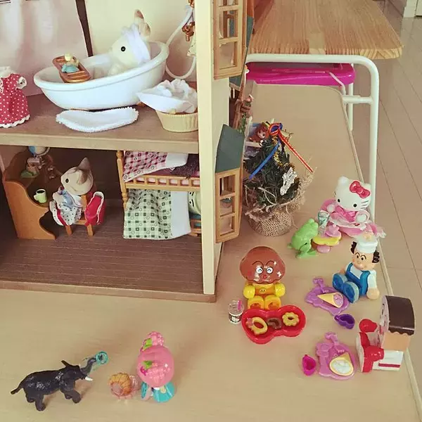 「お家のちょっとしたスペースに♡100均のマスコットアイテムが使える！」の画像