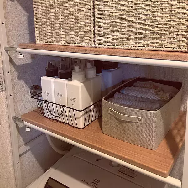 「バリエーション豊富♡いろいろ使えるダイソーのバスケット」の画像