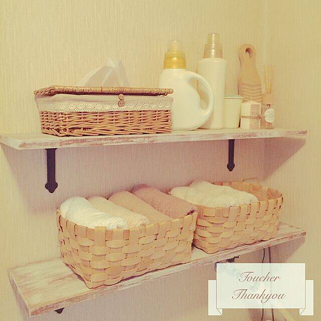 バリエーション豊富♡いろいろ使えるダイソーのバスケット