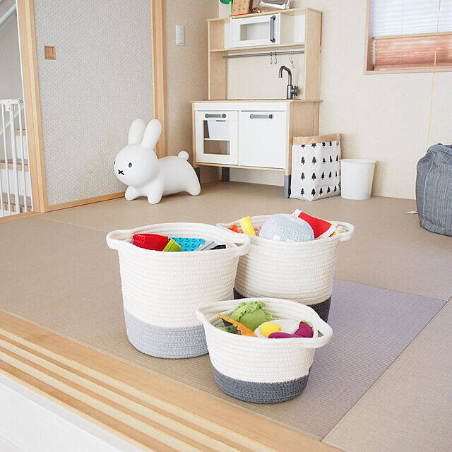 バリエーション豊富♡いろいろ使えるダイソーのバスケット