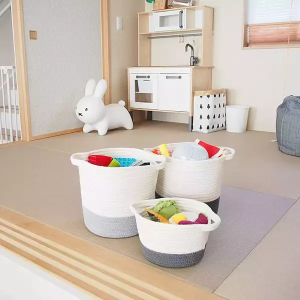 「バリエーション豊富♡いろいろ使えるダイソーのバスケット」の画像