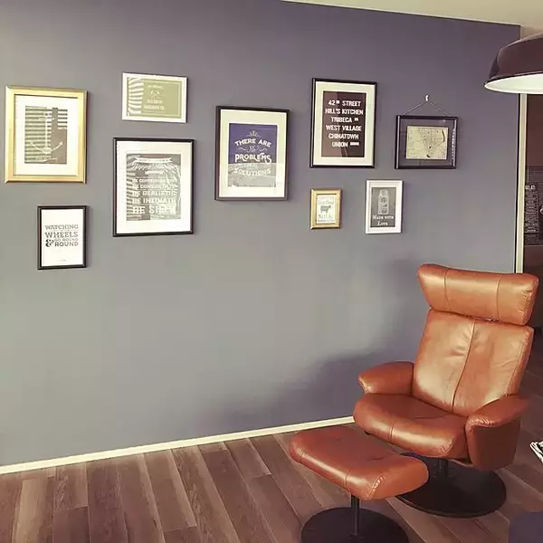 「気分はニューヨーカー♪ブルックリンインテリアのリビング」の画像