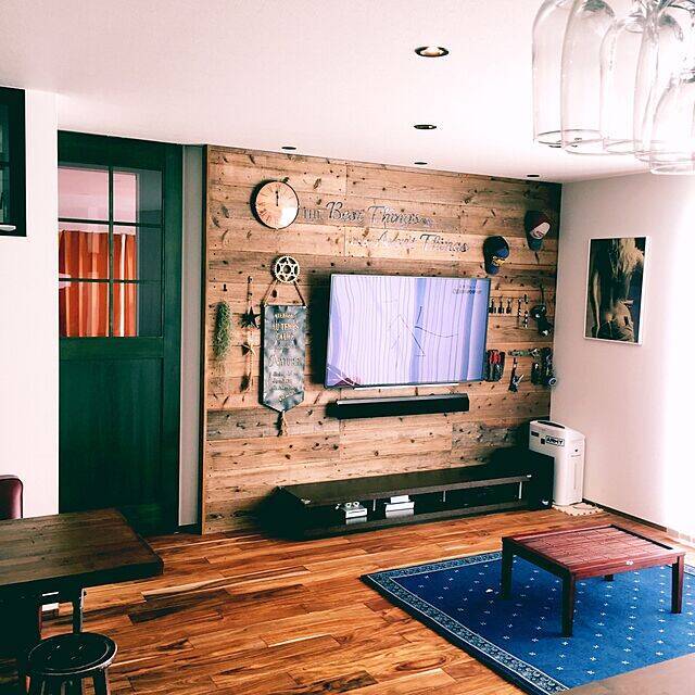 気分はニューヨーカー♪ブルックリンインテリアのリビング