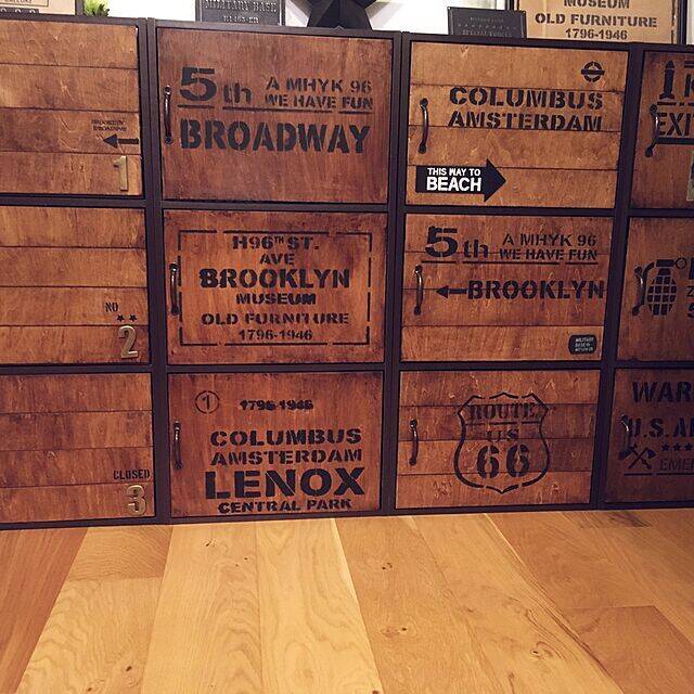 気分はニューヨーカー♪ブルックリンインテリアのリビング