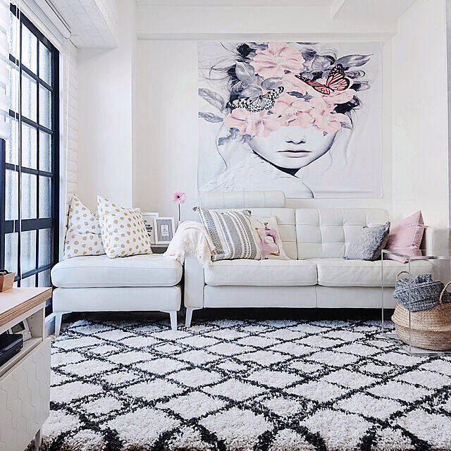 理想の空間が叶う♡ニトリのファブリックで作るリビング