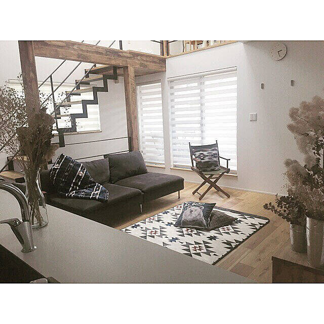 理想の空間が叶う♡ニトリのファブリックで作るリビング