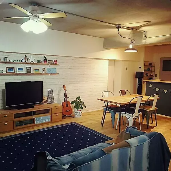 「理想の空間が叶う♡ニトリのファブリックで作るリビング」の画像