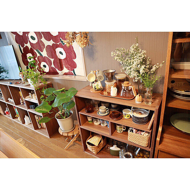 シックなスタイル目指すなら、無印良品のウォールナット材シリーズ！