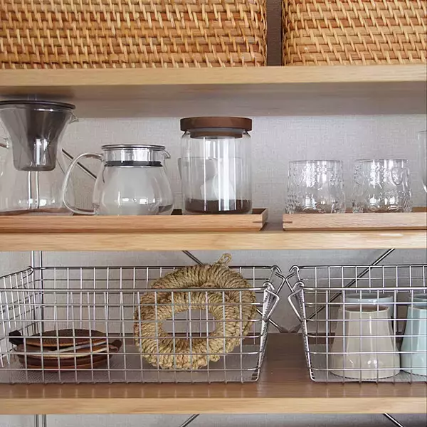 「シンプルで使いやすい！無印良品のステンレスワイヤーバスケット♪」の画像