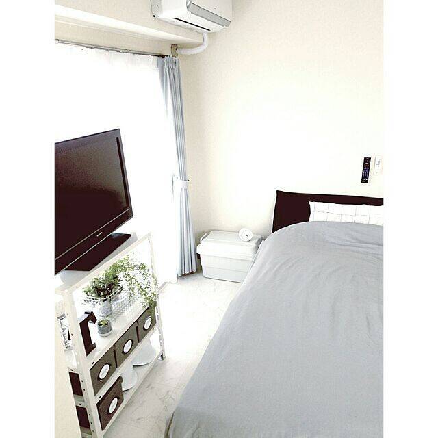 シンプルで使いやすい！無印良品のステンレスワイヤーバスケット♪