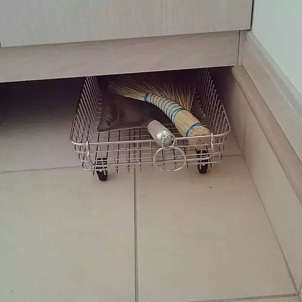 「シンプルで使いやすい！無印良品のステンレスワイヤーバスケット♪」の画像