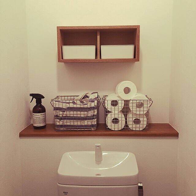 シンプルで使いやすい！無印良品のステンレスワイヤーバスケット♪