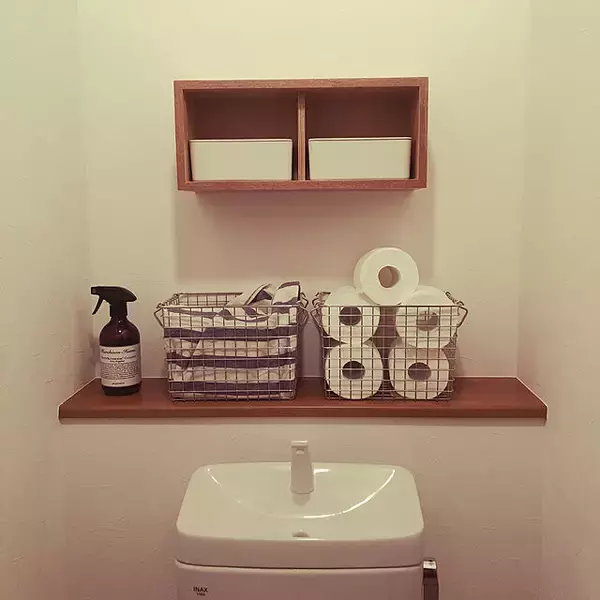 「シンプルで使いやすい！無印良品のステンレスワイヤーバスケット♪」の画像