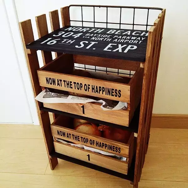 「お部屋をセンスよく格上げ♡セリアの木箱で作るディスプレイ実例集」の画像