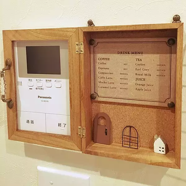 「お部屋をセンスよく格上げ♡セリアの木箱で作るディスプレイ実例集」の画像