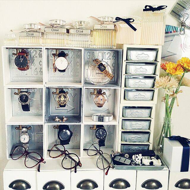 お部屋をセンスよく格上げ♡セリアの木箱で作るディスプレイ実例集