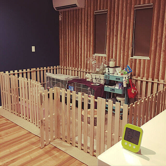 きっと喜んでもらえるはず♡うさぎ用の小屋とおさんぽスペースの実例