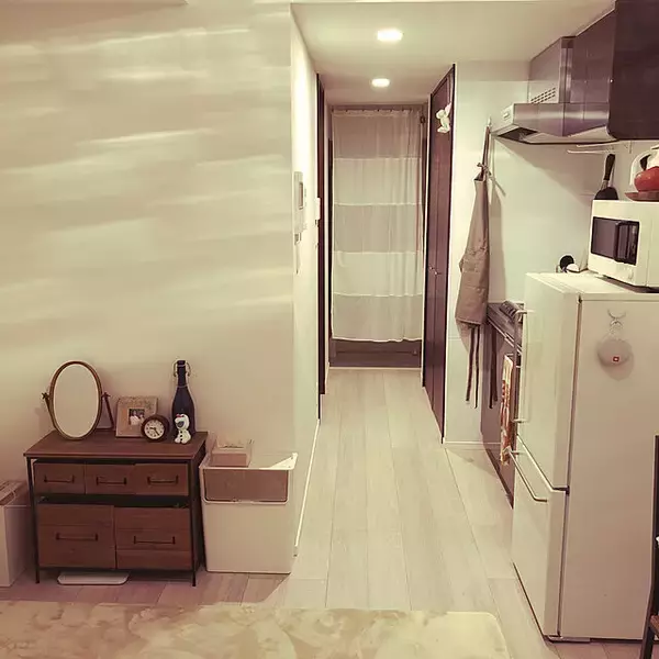 「「20ｍ2。こだわりや理想も大切に溶け込ませた、ミニマルでシンプルな部屋」 by harinneさん」の画像