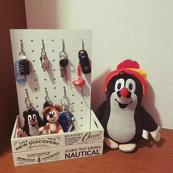 「収納もディスプレイも！ダイソーの有孔ボード活用アイデア10選」の画像