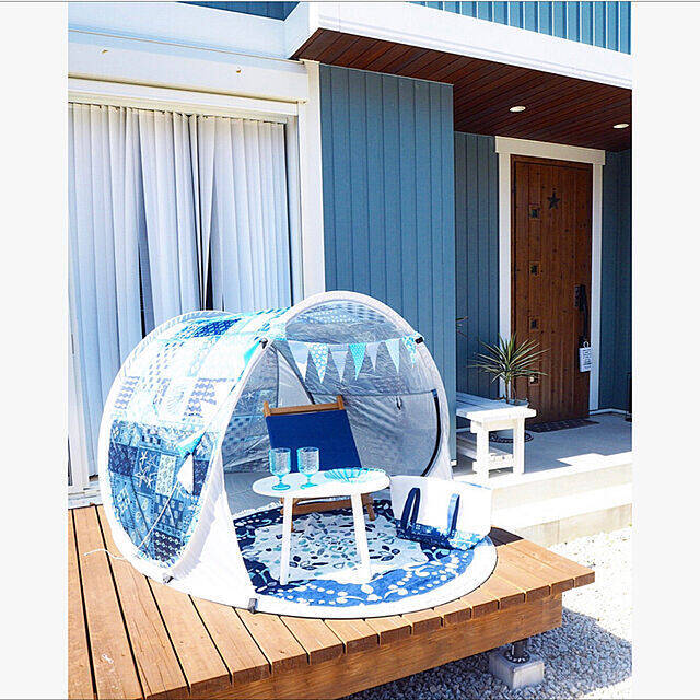 お家時間にメリハリを♪お部屋やベランダで楽しむお家テント