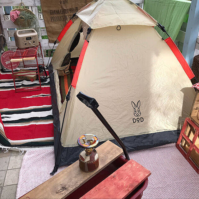 お家時間にメリハリを♪お部屋やベランダで楽しむお家テント