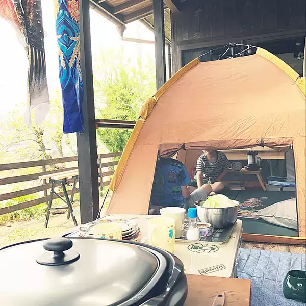 「お家時間にメリハリを♪お部屋やベランダで楽しむお家テント」の画像