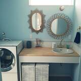 「造作洗面所をお気に入り空間に♪こだわりのミラー10選」の画像11