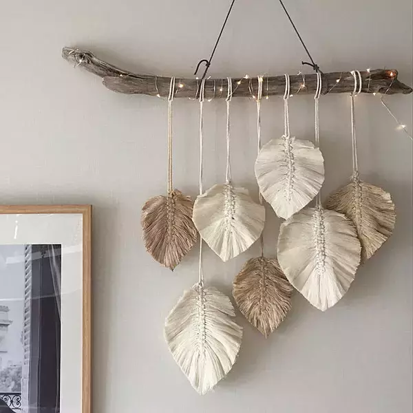 「空間に癒しとボヘミアン要素を♡マクラメ編みDIY実例10選」の画像