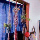 「空間に癒しとボヘミアン要素を♡マクラメ編みDIY実例10選」の画像5