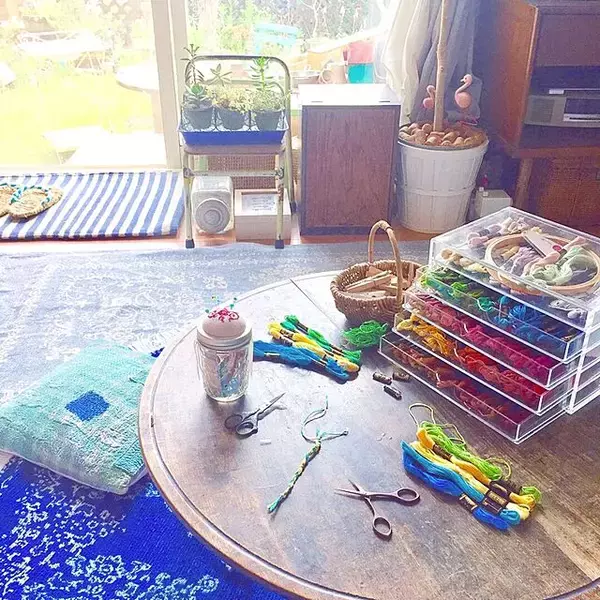 「布や糸やビーズ、たくさんあっても大丈夫♡手芸好きさんの快適収納術」の画像