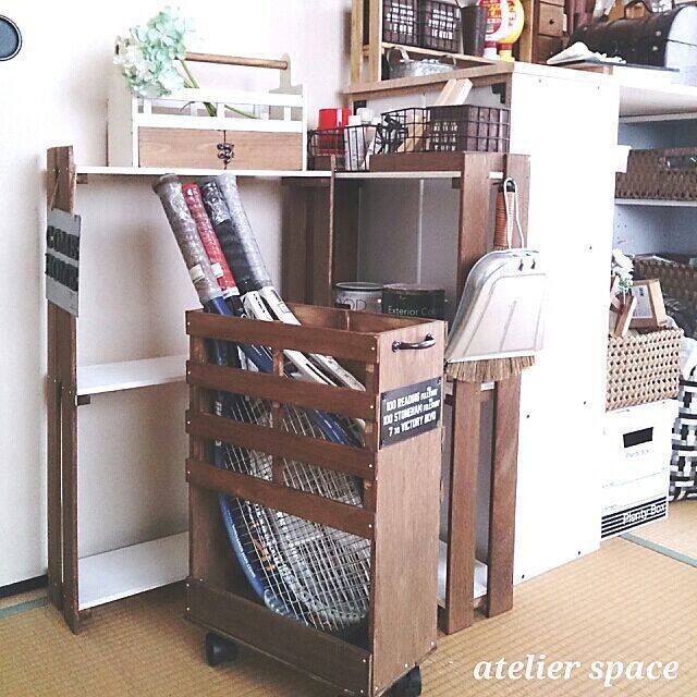 出し入れしやすく見た目もスッキリ！スポーツ用品の収納術