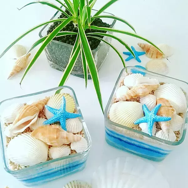 「おうちに居ながら海気分♡貝殻を使った雑貨・小物のDIY作品集」の画像