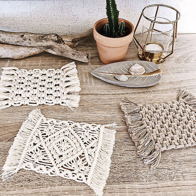 おうちカフェを彩る♪ほっこり手作りコースター実例10選