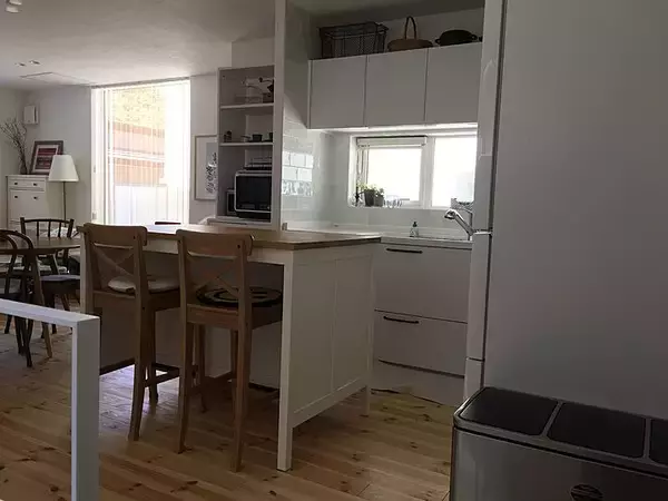 「「暮らしを柔軟に活気づける、北欧シンプルなオープンキッチン」 by uoさん」の画像